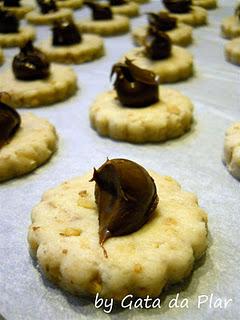 SCONES ALLE NOCI E CUORE CREMOSO DI CIOCCOLATO