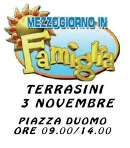 A TERRASINI IL 3 NOVEMBRE MEZZO GIORNO IN FAMIGLIA RAI 2