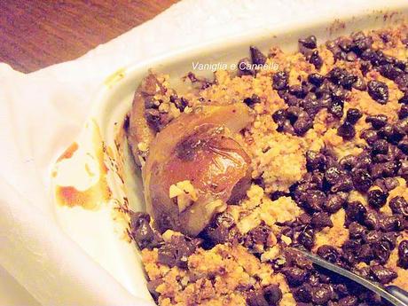 Crumble di pere, nocciole e......Andiamo a Teatro