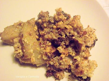 Crumble di pere, nocciole e......Andiamo a Teatro