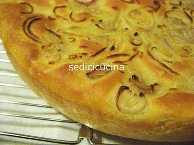 La mia focaccia con scalogno