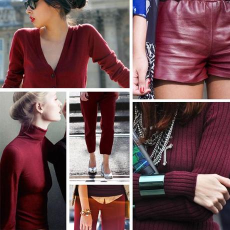 Style bits: today we talk about BURGUNDY!