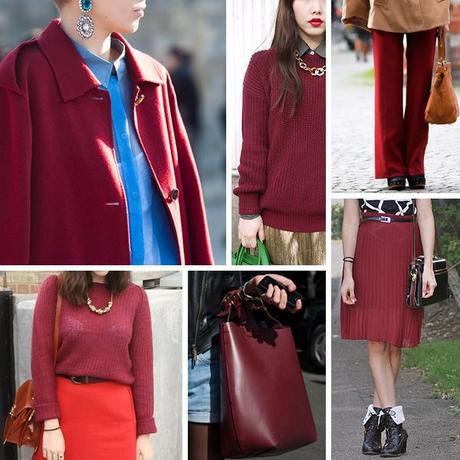 Style bits: today we talk about BURGUNDY!