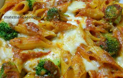 Penne Gratinate con Cimette di Broccolo