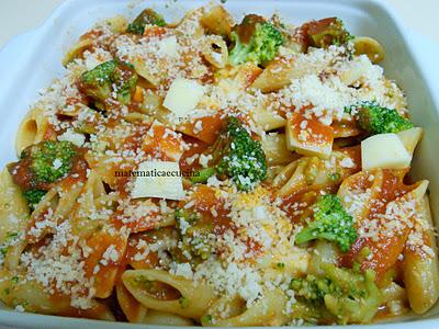 Penne Gratinate con Cimette di Broccolo