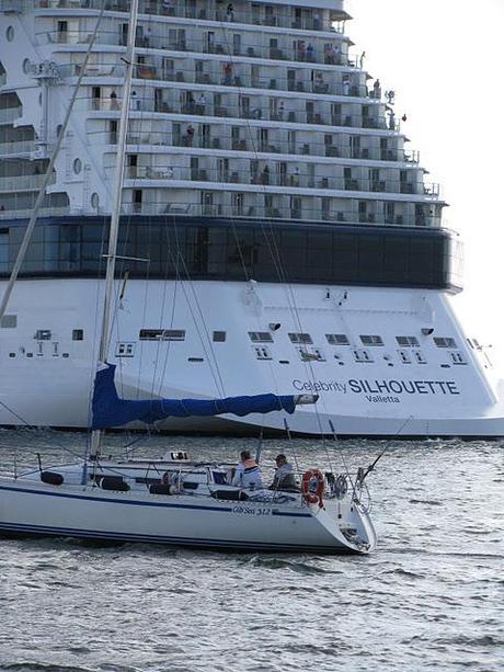 23 ottobre 2011 , partenza celebrity silhouette