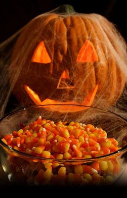 Candy corn for Halloween night