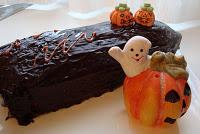 e per Halloween...UN PLUM-CAKE AL CIOCCOLATO..DA PAURA