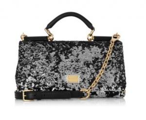 La cartella in paillettes by Dolce & Gabbana