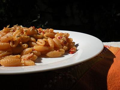 Gnocchetti sardi gialli con Carciofi e Finocchietto