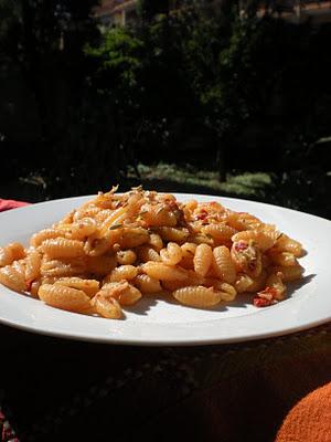 Gnocchetti sardi gialli con Carciofi e Finocchietto