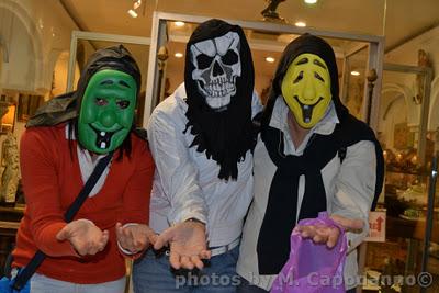 Halloween a Positano .... la notte delle streghe, degli zombi dei mostri.....