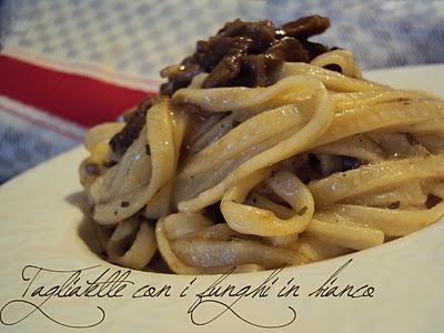 Tagliatelle con i funghi