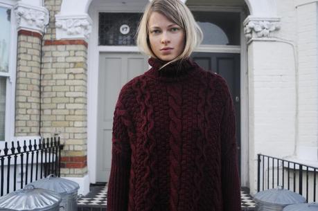 burgundy knit lovers