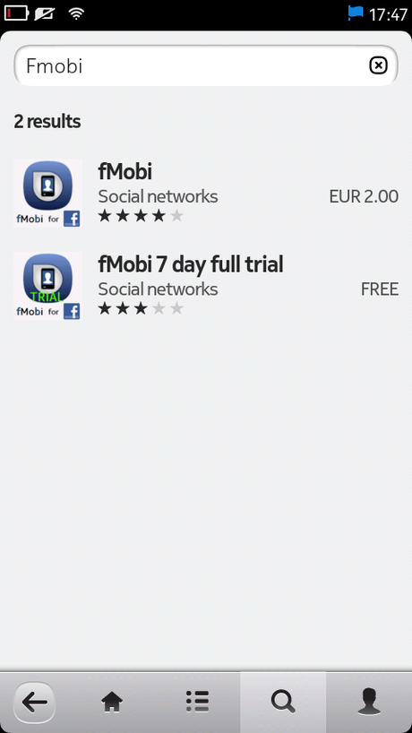 fMobi per MeeGo disponibile su Nokia Store