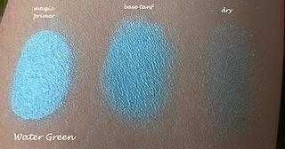 Aleguaras Minerals: Ombretti azzurri e verdi swatches (parte seconda)