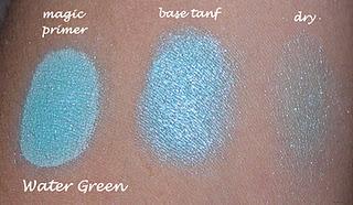 Aleguaras Minerals: Ombretti azzurri e verdi swatches (parte seconda)