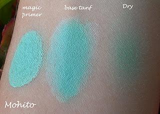 Aleguaras Minerals: Ombretti azzurri e verdi swatches (parte seconda)