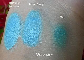 Aleguaras Minerals: Ombretti azzurri e verdi swatches (parte seconda)