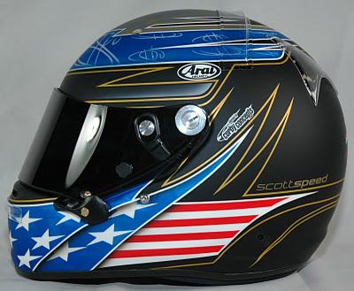 Arai GP-6 S.Speed Indy 500 2011 by Corby Concepts