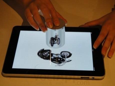 iPad, ecco un cilindro che visualizza gli oggetti in 3D!