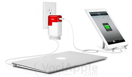 Con PlugBug L’ Alimentatore Del Mac Ricarica Anche iPad e iPhone.