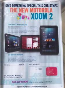 Motorola Xoom 2 in arrivo a dicembre