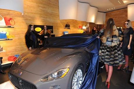 The Whispered Grand Tour:Fendi veste Maserati.