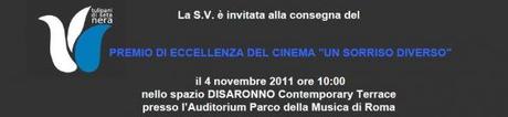 Invito al Premio di Eccellenza nel Cinema – Tulipani di seta Nera (4 Novembre al Festival del cinema di Roma)