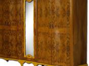 Armadio barocco dipinto decorato radica giallo design myArtistic