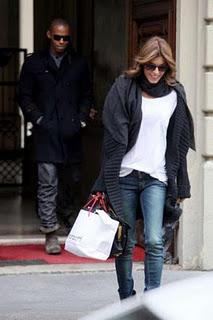 ELISABETTA CANALIS E MECHAD BROOKS IN AMORE... A MILANO