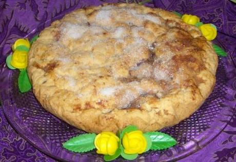 Crostata con la cotognata