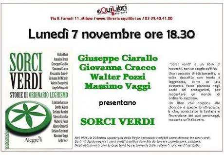 Sorci Verdi a Milano! Presentazione il 7 novembre