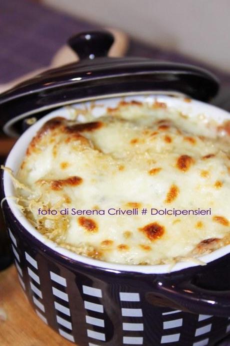 COCOTTE DI POLENTA AI FORMAGGI, PANNA E MASCARPONE di Dolcipensieri