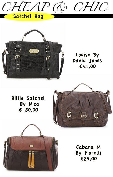 Cheap & Chic// Satchel bag under €100