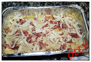 Lasagne con pesto di pistacchio e speck