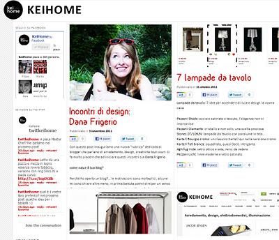 una nuova “rubrica” dedicata ai blogger su Keihome