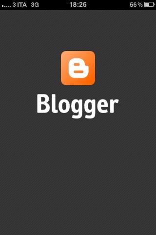 Blogger, l'App.
