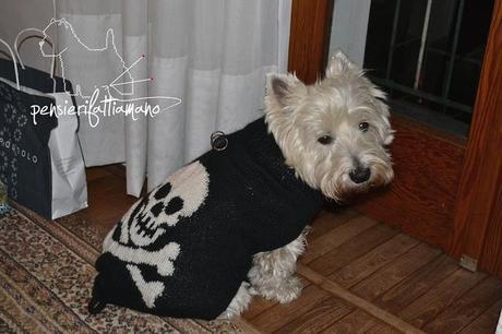 Lezioni di maglia: il tutorial del maglioncino con teschio per Brett Halloween_3
