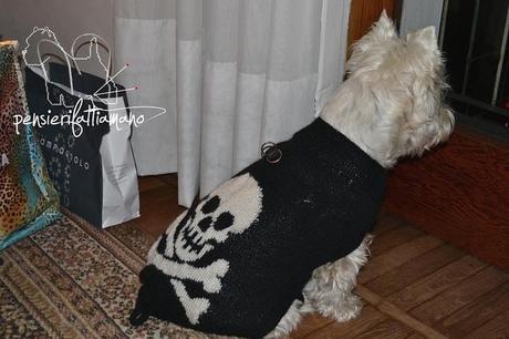Lezioni di maglia: il tutorial del maglioncino con teschio per Brett Halloween_4