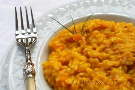 Risotto alla zucca con ricci di mare (E. Knam)