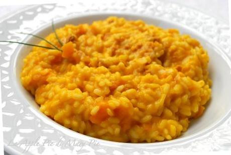 Risotto alla zucca con ricci di mare (E. Knam)