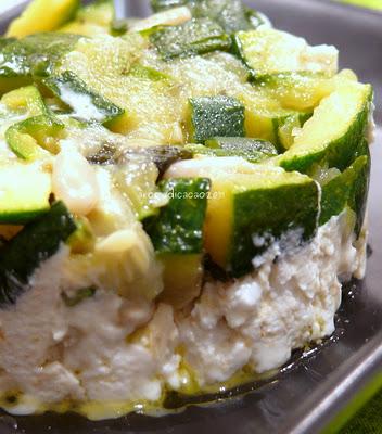 Tartare zucchine caprino 