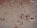 montegranaro, graffito, scritta. muro, ospedale, vecchio, sindaco, gastone, gismondi
