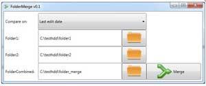 FolderMerge unire due cartelle su Windows