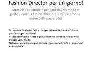 Fashion Director giorno... Copia Look!