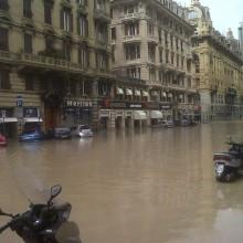 Genova, via Brigata Liguria, foto Facebook Laura Marsano