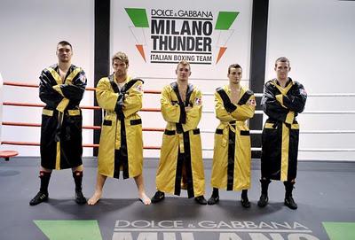 Presentation of the new Dolce  &Gabbana; Thunder boxing team 2011/2012