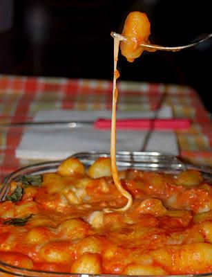 Gnocchi filanti e soprattutto veloci!