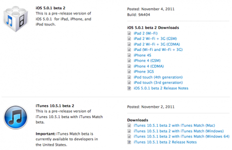 Apple iOS 5.0.1 Beta 2 per sviluppatori -Download
